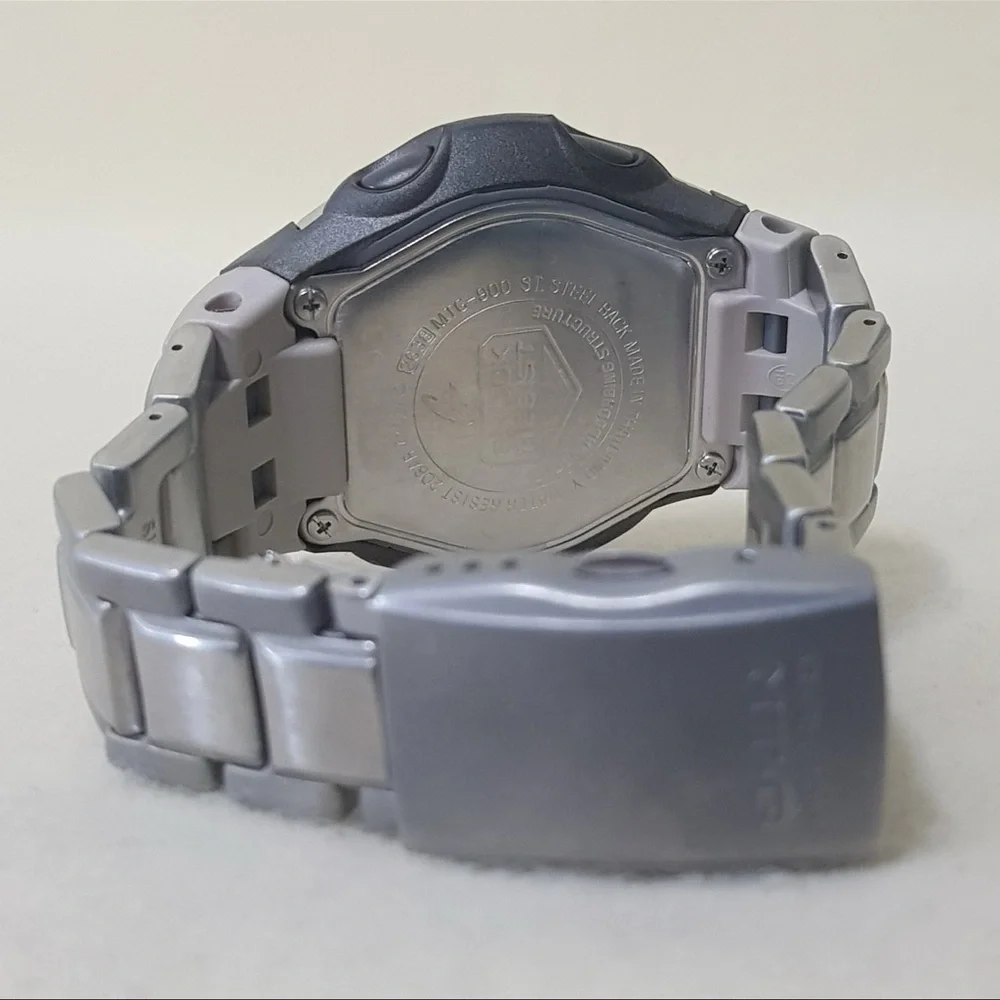 Casio G-Shock MT-G Tough Solar Watch - Black and Silver